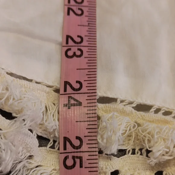 Altar'd State Cream Boho Style Tunic with Navy Embroidery - Picture 11 of 11